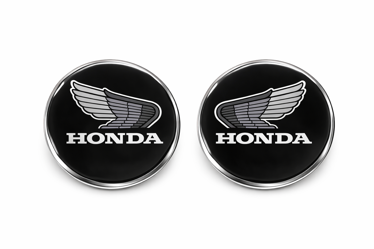 Emblème Honda 60 mm Noir / Rouge