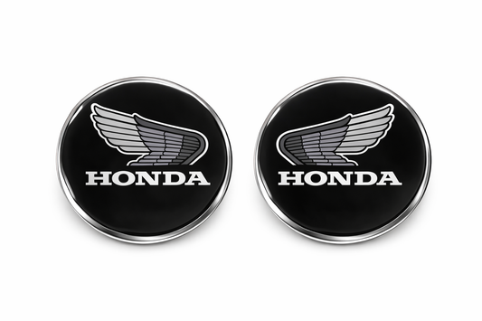 Emblème Honda 60 mm Noir / Rouge